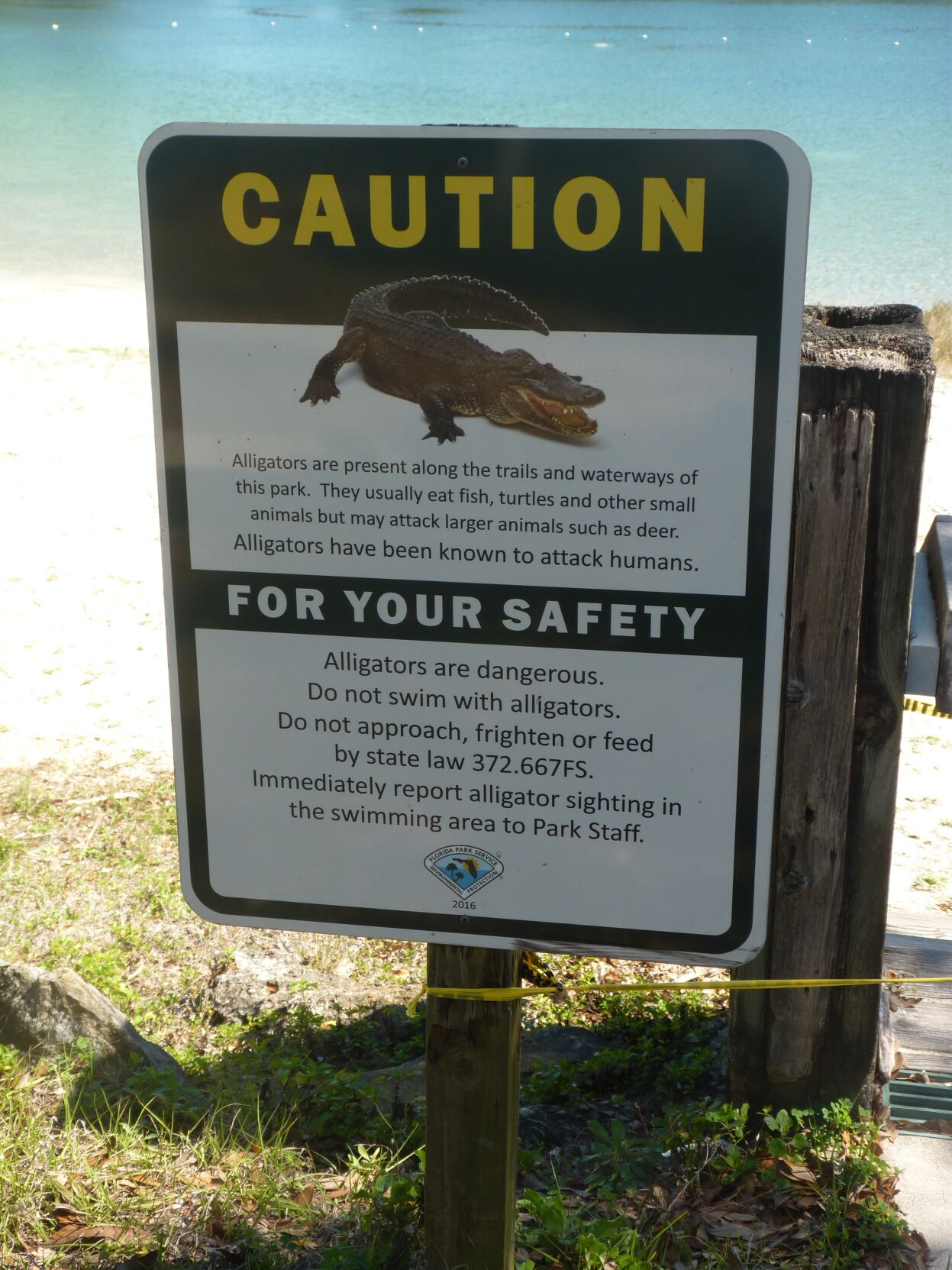 Caution sign